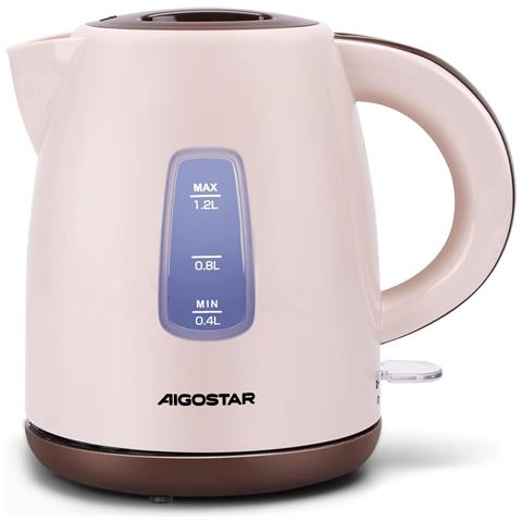 Bollitore Elettrico 1.2l 2200w Senza Bpa Panna Cioccolato - Foto 1