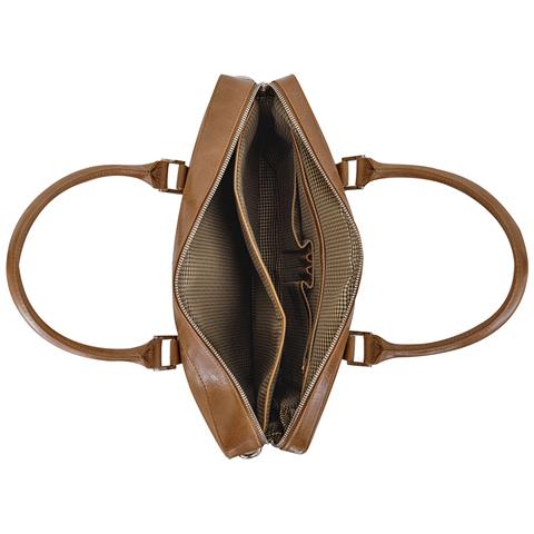 Borsa Per Computer Portatile Da 16” Collezione Rosenborg 2a Generazione, Marrone Chiaro - Foto 3