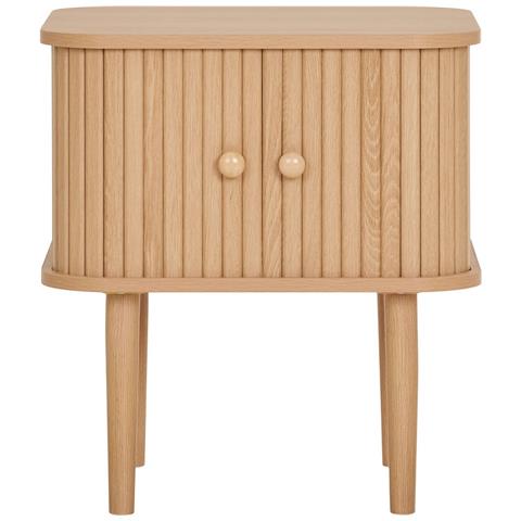 Comodino Nikko - Marrone - Mdf - 40x45x50,5 Cm - Foto 1