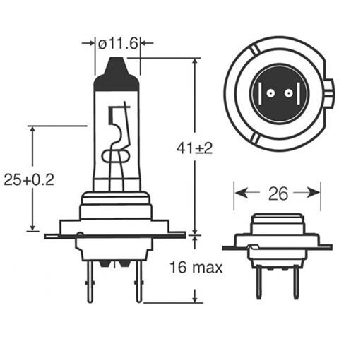 Lampadine Sportzblue H7 12v 80w - Foto 2