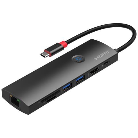 USB-C to HDMI 4K@ 60Hz (4:4:4) + USB3.2 GEN1 (5Gbps) x2 + SD3.0 - Foto 1