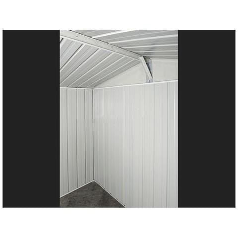 Capanno Baracca In Lamiera Di Acciaio Casetta Giardino Porta Attrezzi 275x175cm X H 212cm - 87 Kg - 4,81mq Legno - Foto 10