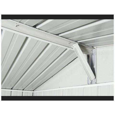 Capanno Baracca In Lamiera Di Acciaio Casetta Giardino Porta Attrezzi 275x175cm X H 212cm - 87 Kg - 4,81mq Legno - Foto 6