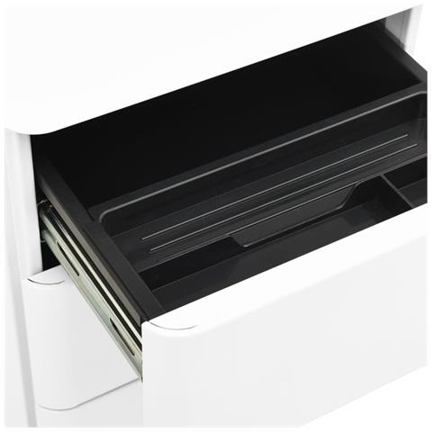 Schedario Mobile Bianco 30x45x59 Cm In Acciaio - Foto 8