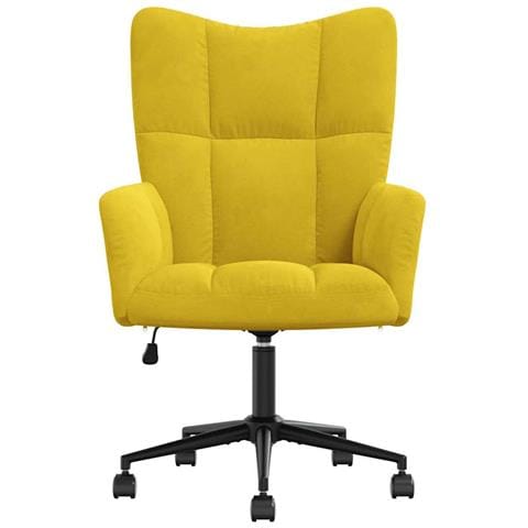 Lusso Casadino -  Poltrona Relax Giallo Senape In Velluto - Foto 2