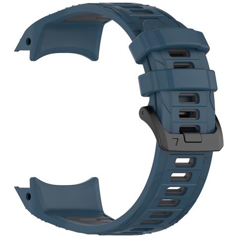Cinturino In Silicone Bicolore Per Garmin Instinct 3 Blue Modello 1 - Foto 2