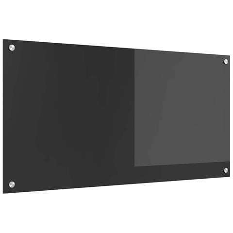 Schienale Cucina Grigio Scuro 100x50x0,6 cm Vetro Temperato - Foto 1