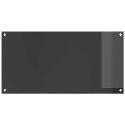 Schienale Cucina Grigio Scuro 100x50x0,6 cm Vetro Temperato - Foto 2