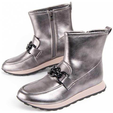 Stivali Calig Grigio Grigio Materiale Sintetico E Tessile - Foto 1