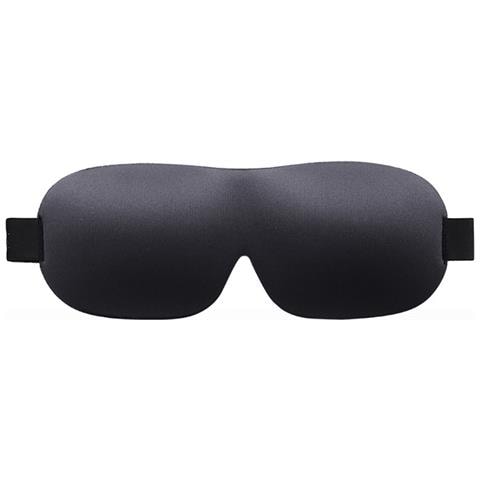 Mascherina Per Dormire Oscurante 3d Per Viaggio Aereo Con Design Ergonomico Grey - Foto 3
