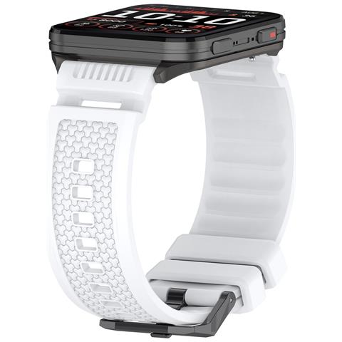 Cinturino In Silicone Compatibile Con Garmin Venu X1: Sportivo, Traspirante E Confortevole White - Foto 2