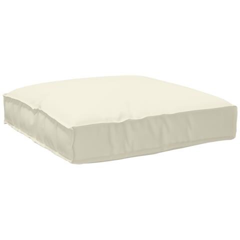 Cuscino per pallet panna 80x80x12 cm in tessuto Oxford - Foto 1