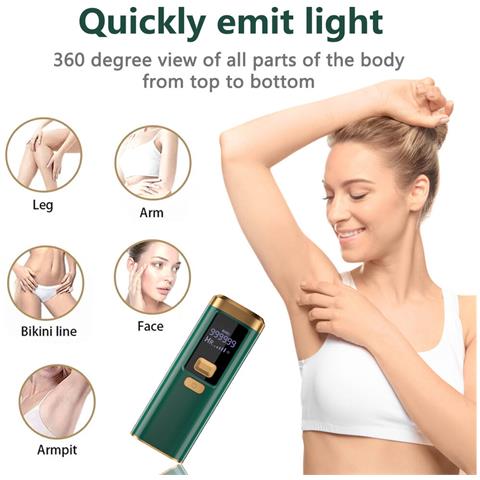 Dispositivo Di Epilazione, Ipl, 3 In 1, Sistema Di Raffreddamento, Corpo Intero - Foto 2