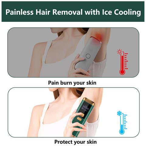 Dispositivo Di Epilazione, Ipl, 3 In 1, Sistema Di Raffreddamento, Corpo Intero - Foto 8