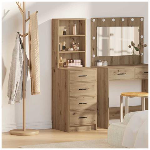 Credenza rovere artigianale 40 x 41 x 135 cm Legno multistrato - Foto 2