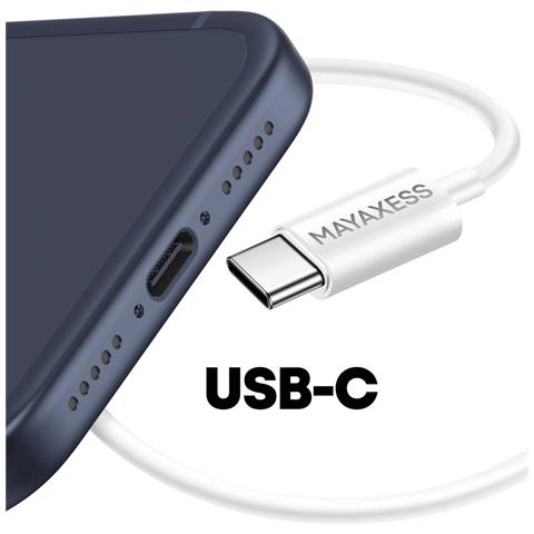 Cuffie Per Iphone 17 Pro Cablate Usb-c Con Microfono Integrato, Bianco - Foto 5