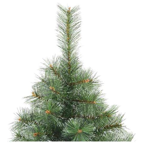 Albero di Natale artificiale con 300 LED Verde 210 cm PE e PVC - Foto 9
