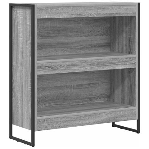 Armadio per Libri Grigio Sonoma 80 x 30 x 155 cm - Foto 1
