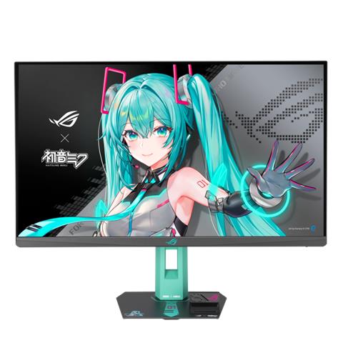 Monitor Gaming 27" LCD Flat ROG Strix XG27ACMEG-G Hatsune Miku Edition Wide Quad HD Tempo di risposta 1 ms - Foto 1