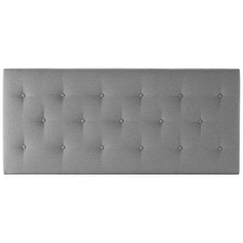 Testiera Imbottita Turin 150x60 Cm Grigio - Foto 2