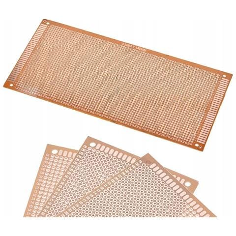 Piastra Prototipale Universale Monofaccia 63x140 Mm - Fori 2,54 Mm, Montaggio Tht | Elettronica Prototipazione - Foto 1