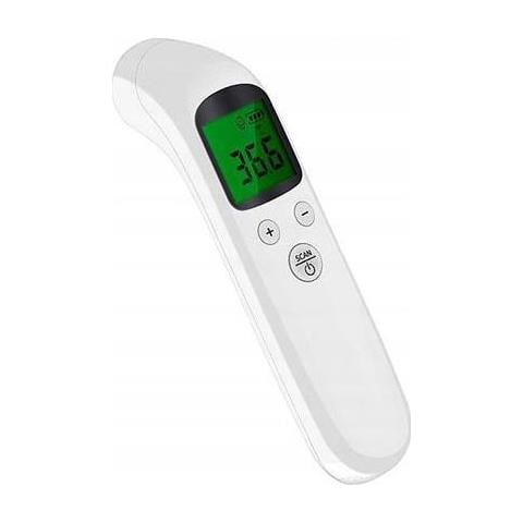 Termometro Medico A Infrarossi Senza Contatto + Stazione Meteo Con Igrometro E Sensore Esterno - Misurazione Precisa, Display Lcd, Design Elegante - Foto 2