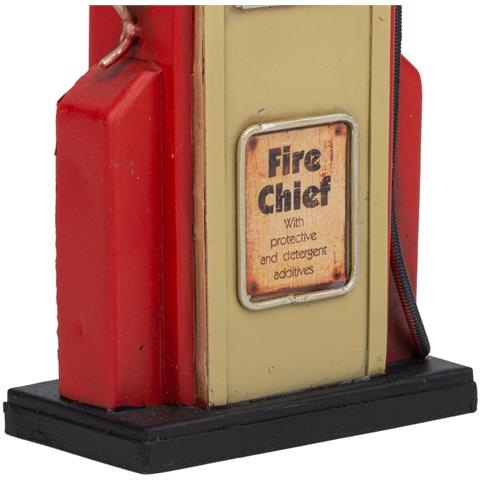 Dispenser Salvadanaio In Metallo Rosso 12,5x7x26h - Foto 8