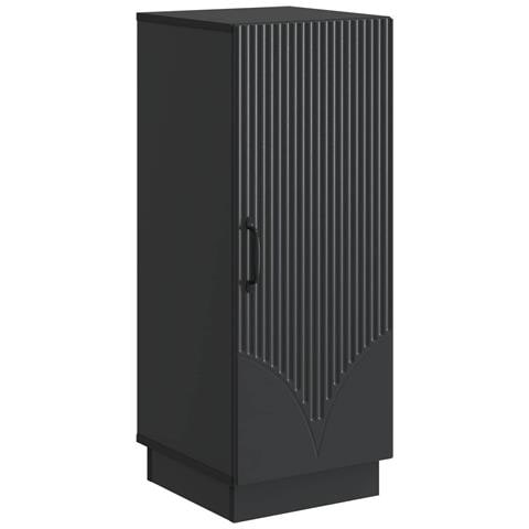 Credenza Nero 33 x 34,5 x 87 cm Legno ingegnerizzato - Foto 1