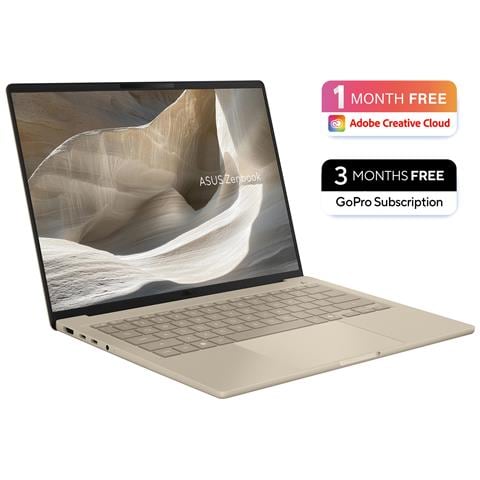 Notebook Zenbook A14 UX3407NA-QD148W Copilot+ PC Qualcomm Snapdragon X Elite X2E-88-100 Monitor 14" WUXGA RAM 16GB SSD 1TB Windows 11 Home - Foto 2