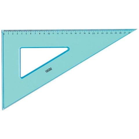 pz. 1 Squadra Tecnoschool azzurro trasp 35cm 60? 40235SS - Foto 2