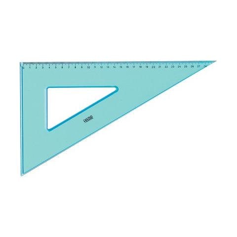 pz. 1 Squadra Tecnoschool azzurro trasp 35cm 60? 40235SS - Foto 1