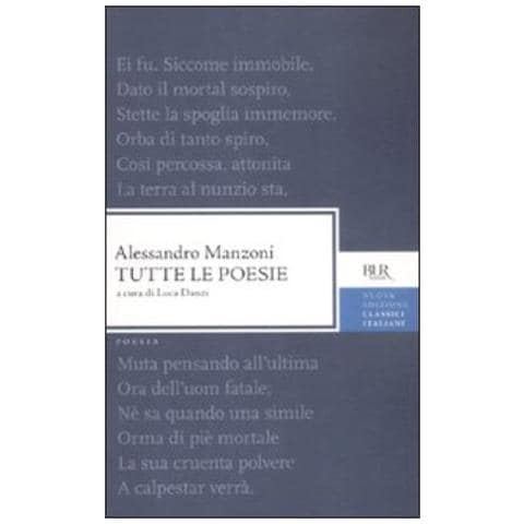 Alessandro Manzoni - Tutte le poesie - Foto 3