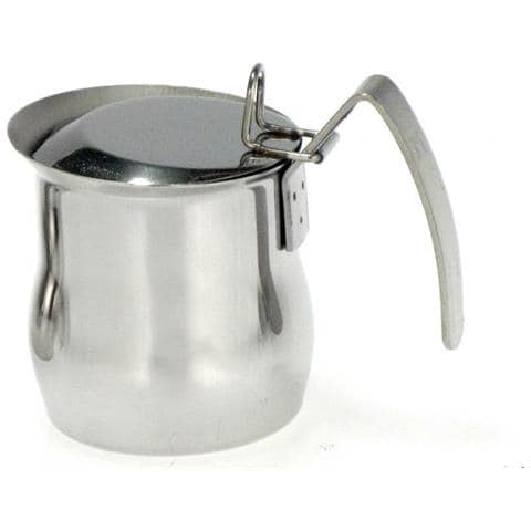 Bricco Inox Bombato Con Coperchio Tazzine 3 - Foto 2