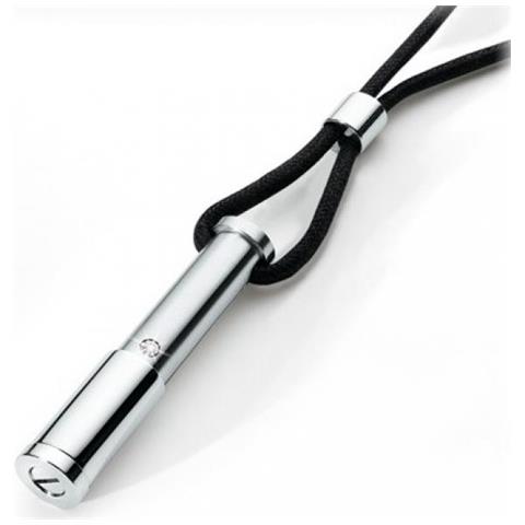 Collana Acciaio Doppio Gioco Pendente Cilindrico Diamante Rif. S8905 - Foto 2
