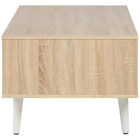 Tavolino Da Caffè Marrone Chiaro E Bianco Swansea - Foto 19