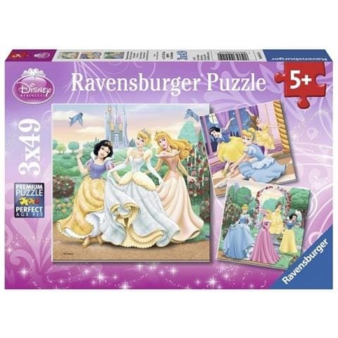 Puzzle Dream Princess Disney 3x49p - Foto 1