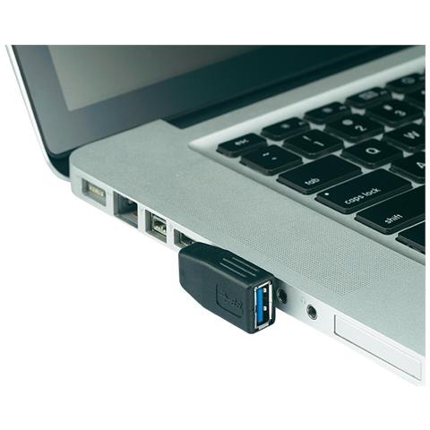 Adattatore Usb 3.0 Da A Maschio A A Femmina Angolato Di 90â° Lateralmente Verso Destra - Foto 2