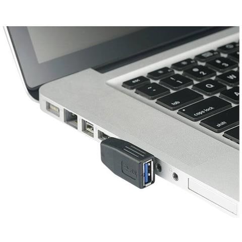 Adattatore Usb 3.0 Da A Maschio A A Femmina Angolato Di 90â° Lateralmente Verso Destra - Foto 1