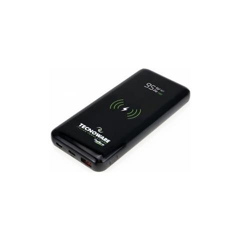 Powerbank Tecnoware 10000MAH Wireless Display LCD - Foto 1
