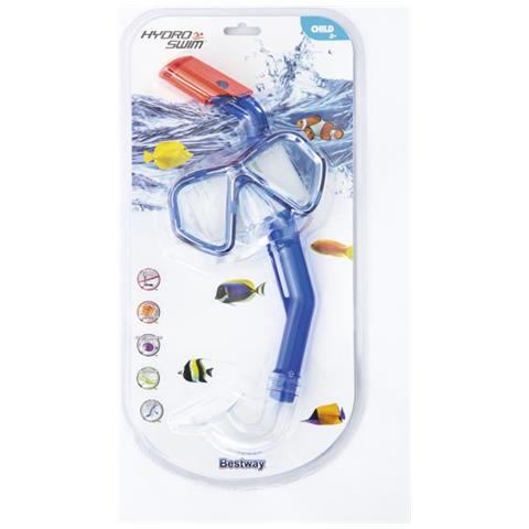 Set Glider 3-6 Anni Maschera C lenti Inpolicarb Boccaglio In Silicone 2 Col. Be - Foto 2