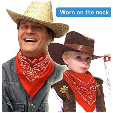Bandane Per Uomini Donne 6 Pack Cotton Paisley Fasce Sciarpa Cowboy Bandana Piazza Bandane Ideale Per Hip-hop In Bicicletta - Anche Come Fazzoletti Bandana - Foto 4