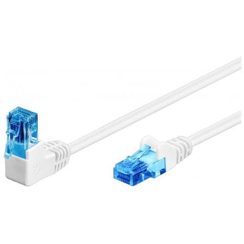 Cavo Patch Cat 6a 1x Angolato A 90°, U / utp, Bianco - Foto 9