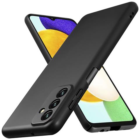 Custodia Compatibile Con Samsung Galaxy A13 5g In Nero Metallo - Hard Case Coperchio Protettivo In Look Metallico Contro I Graffi E Gli Urti - Foto 1