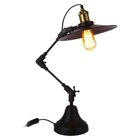 Lampada Da Scrivania D'epoca 60x40cm E27 60w - Foto 1