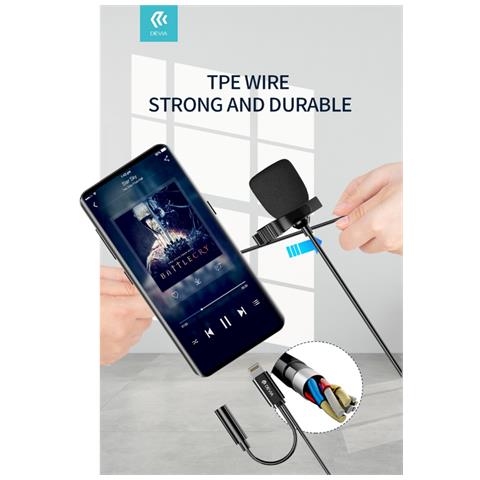 Microfono Per Smartphon A Filo E Connettore Lightning Apple - Foto 1