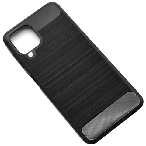 Maxy Custodia B-case Tpu Silicone Cover Case Per Samsung Galaxy A22 4g A225 Carbon Metal Black - Foto 1