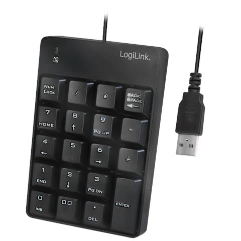 Tastierino Numerico CAVO ID0184  per Computer portatile Colore Nero - Foto 1