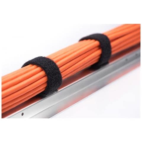 Dn-ct-10m-25 Velcro Poliammide Nero, Rosso 1 Pezzo (i) - Foto 3