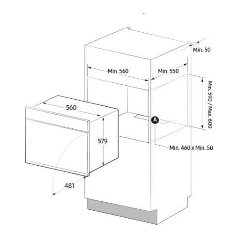 Forno Elettrico da Incasso Dual Cook Flex Serie 4 NV7B4540VBS /U5 Capacità 76 L Multifunzione Ventilato Pulizia a Vapore Potenza 2950 W Colore Acciaio Inossidabile - Foto 11