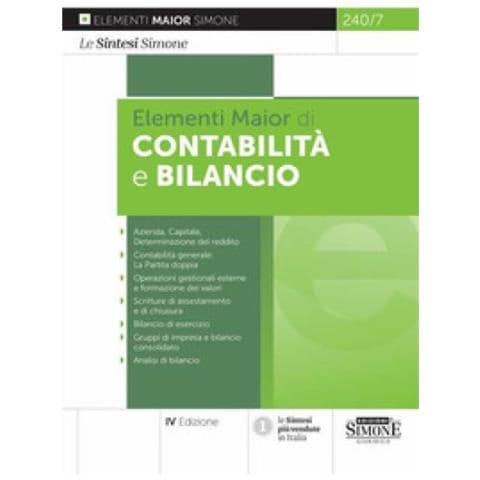 Elementi Di Contabilità E Bilancio. Ediz. Maior - Foto 1